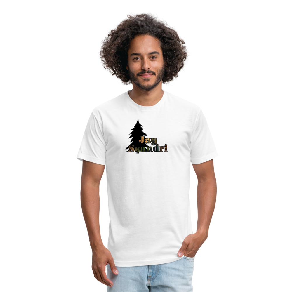 Fitted Cotton/Poly T-Shirt by Next Level - white