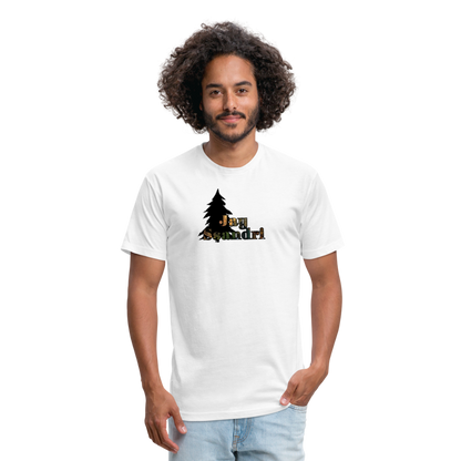 Fitted Cotton/Poly T-Shirt by Next Level - white