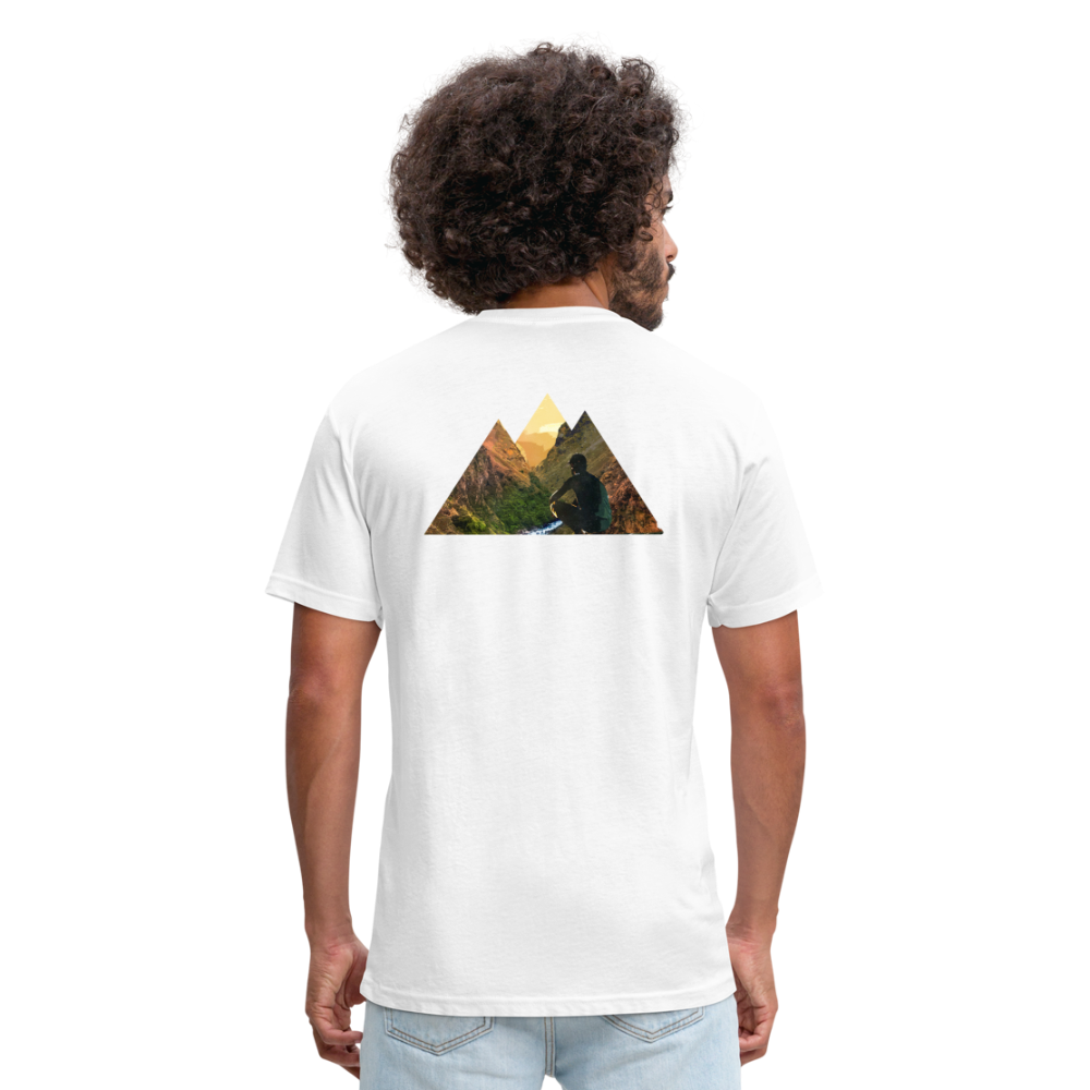 Fitted Cotton/Poly T-Shirt by Next Level - white