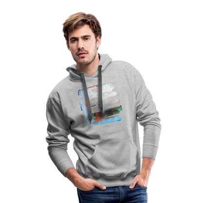 Men’s Premium Hoodie - heather grey