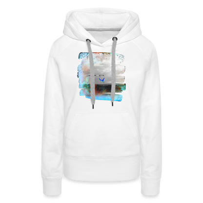 Women’s Premium Hoodie - white