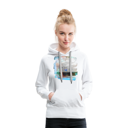 Women’s Premium Hoodie - white