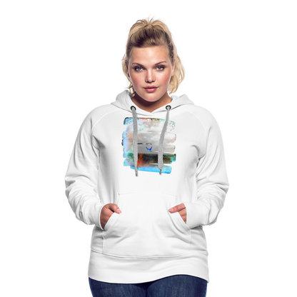 Women’s Premium Hoodie - white